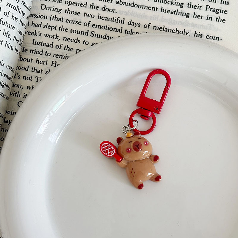 音楽運動の小さい皮の鍵は少女の心の学生を掛けて親友の贈り物のカップルを飾ってペンダントを飾ります。