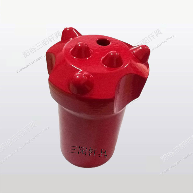 三阳5齿65R32  台车钻头 钻杆 球齿钎头