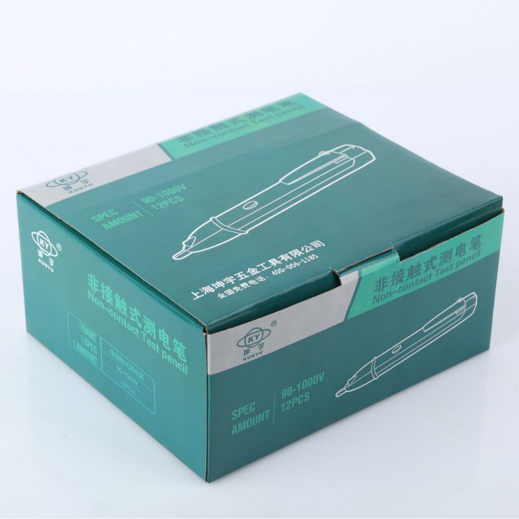 坤宇牌豪华电子感应电笔 数字显示电工电笔电工验电 家用测点笔