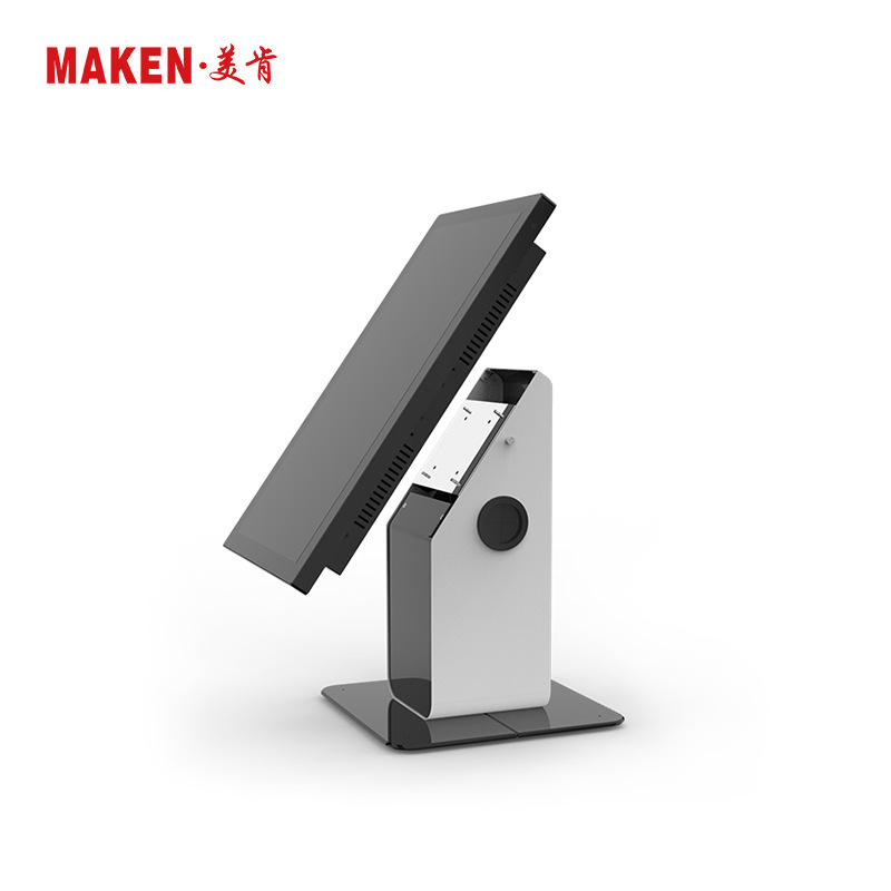 21.5寸广告机屏幕支架 桌面式自助查询机底座Kiosk自助终端机支架