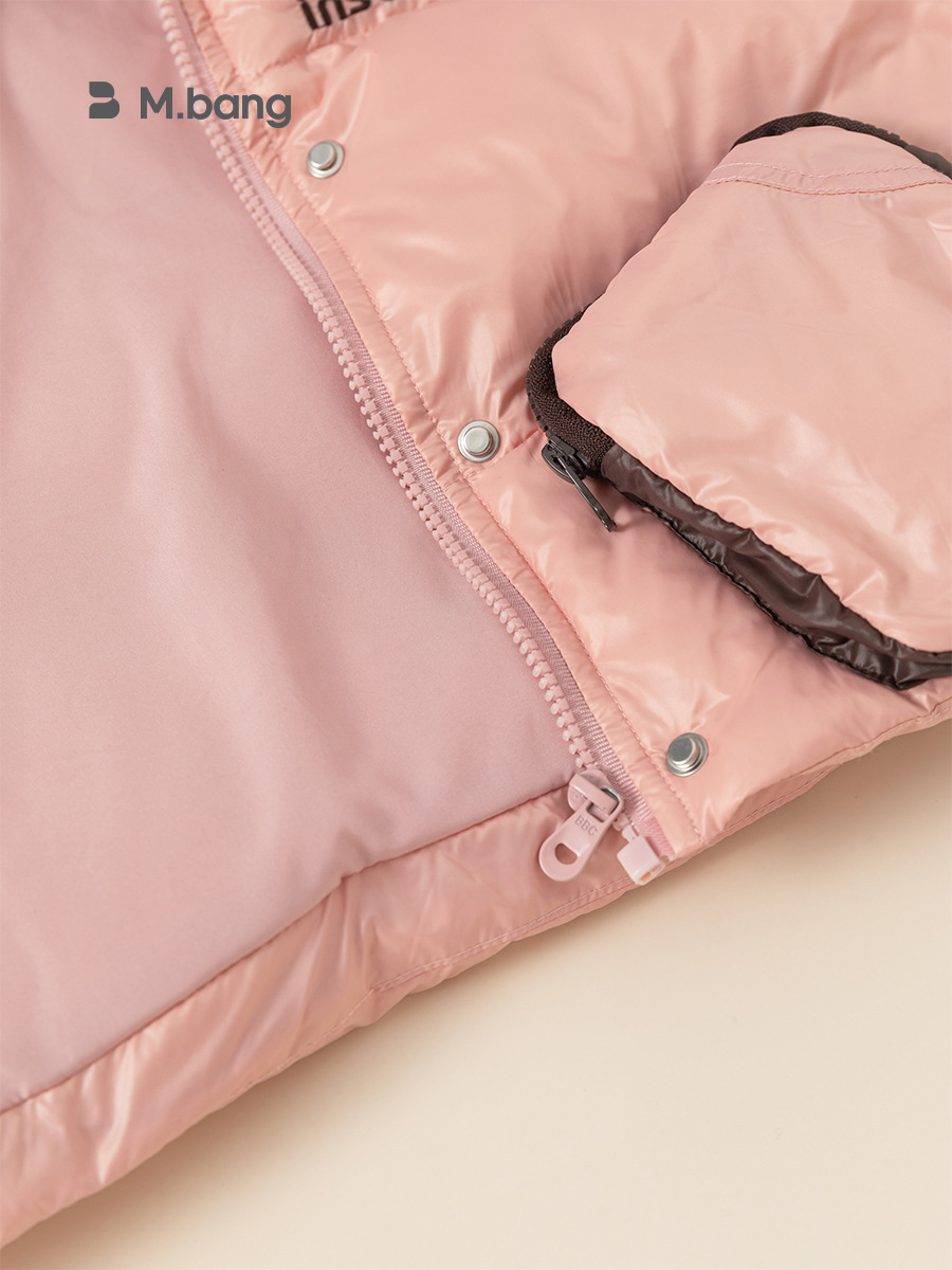 Babycity niños abajo de la chaqueta de pato blanco abajo niñas color a juego casual con capucha chaqueta DuPont tres-prueba DY23237