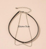 Accessory, chain with tassels, fashionable necklace, suitable for import, simple and elegant design, European style, wholesale