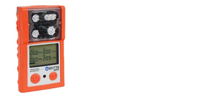 美国英思科MX4四合一气体检测仪H2S CO LEL O2 SO2 NO 气体检测仪