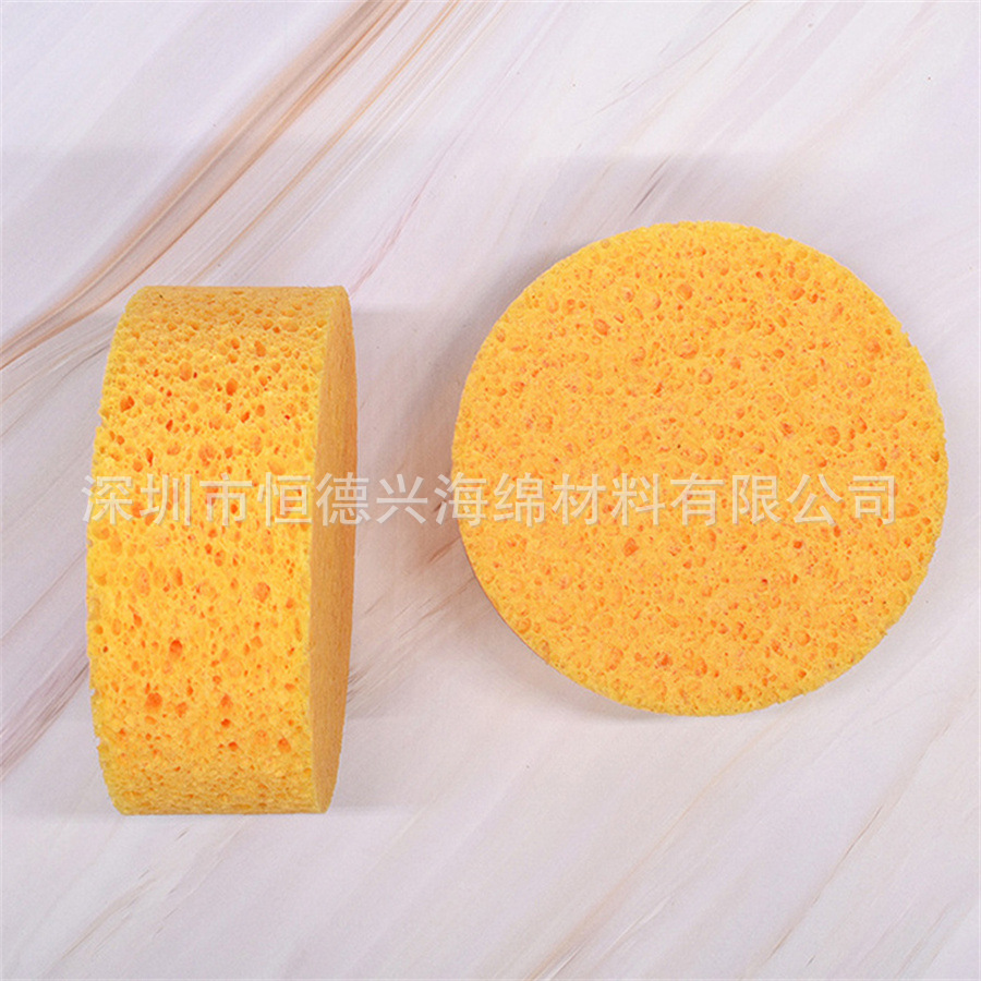 吸水绵条纤维棉片80MM纤维吸水沐浴木浆棉彩色木浆海绵木桨棉片材