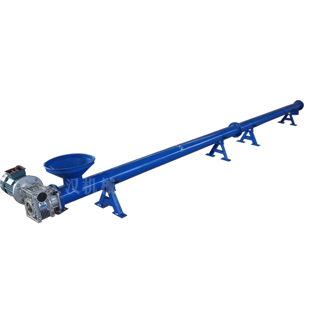 化妆品粉末管型螺旋输送机 gx250螺旋输送机 圆管绞龙输送厂家