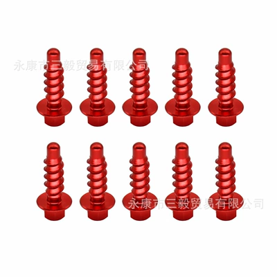 Motosiklet ləvazimatları və aksesuarları Guard Plate Shell Screws - red-10