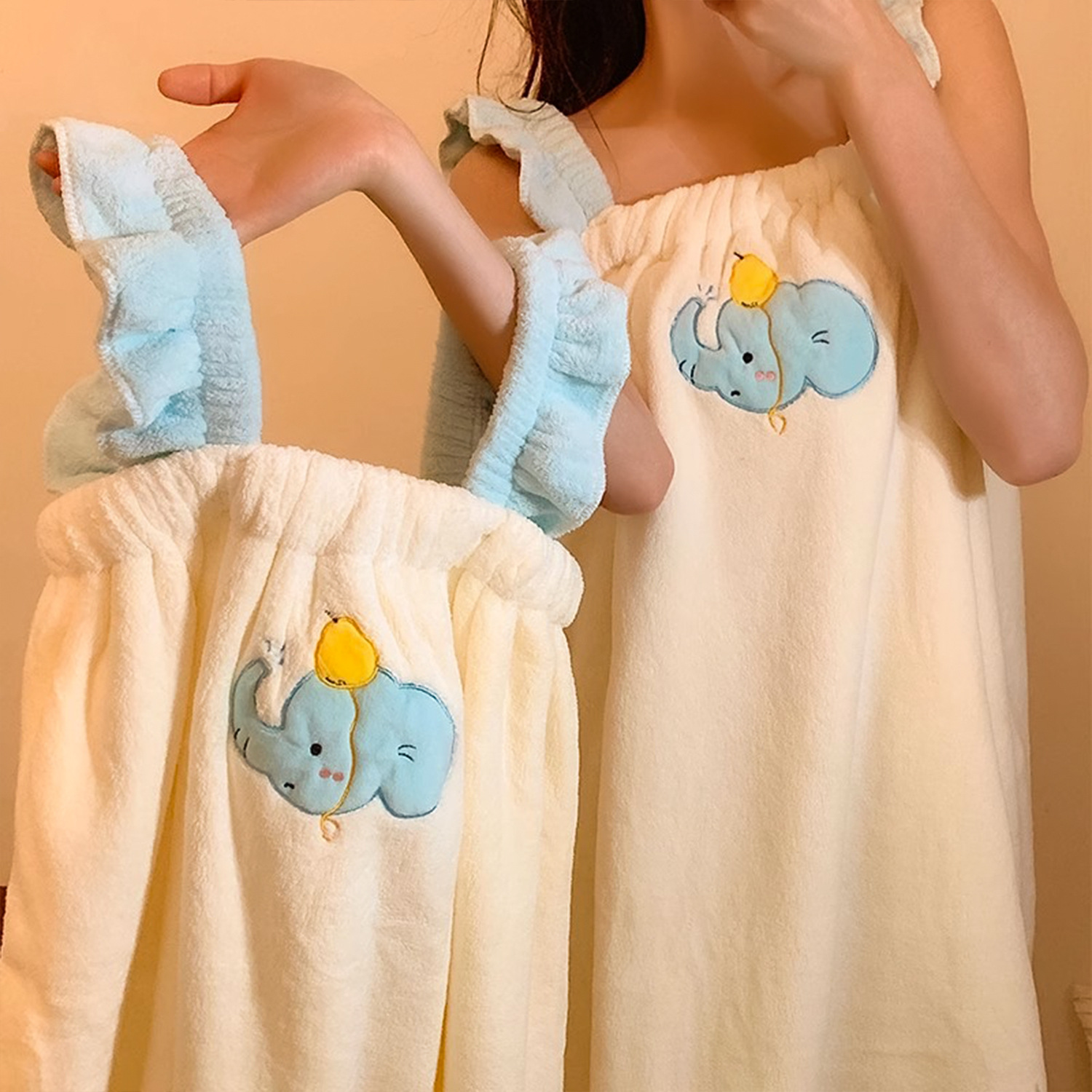 Toalla de elefante lindo estilo ins