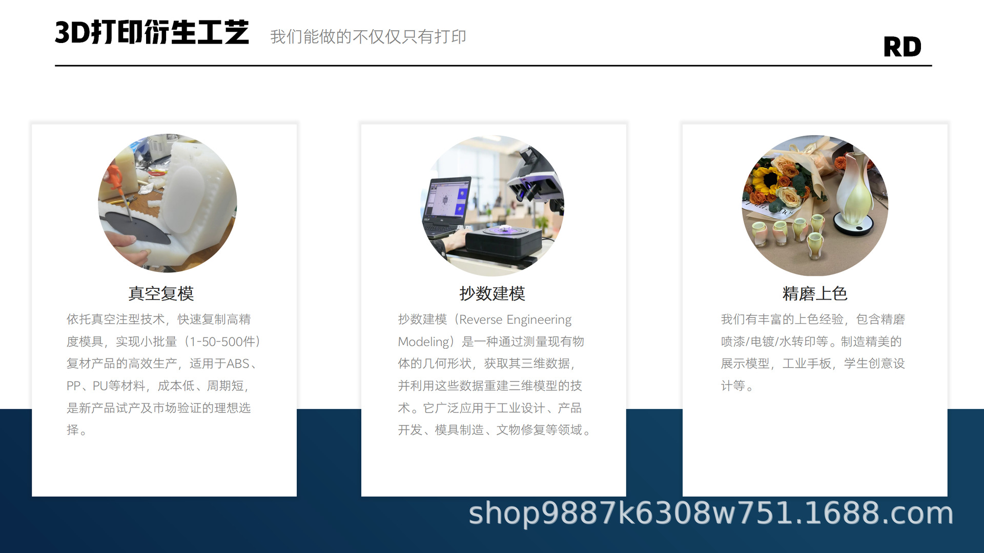 3D printing services: metal printing, nylon, PLA resin, PETG, silicone, rapid prototyping