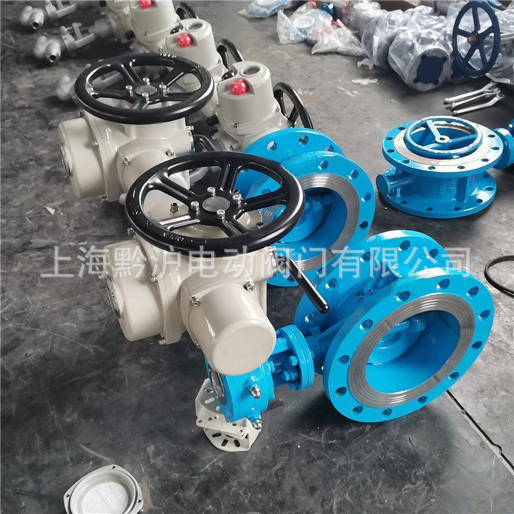 DN150电动蝶阀 硬密封偏心法兰电动蝶阀 金属硬密封蝶阀D943H-25C