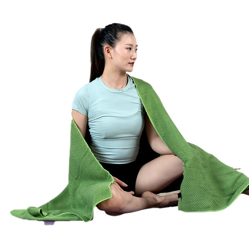 in stock and fast delivery Particles Plum Blossom Yoga Slip-proof Sweat-absorbent Ultra-thin Breathable Fitness Towel Foldable Yoga Towel