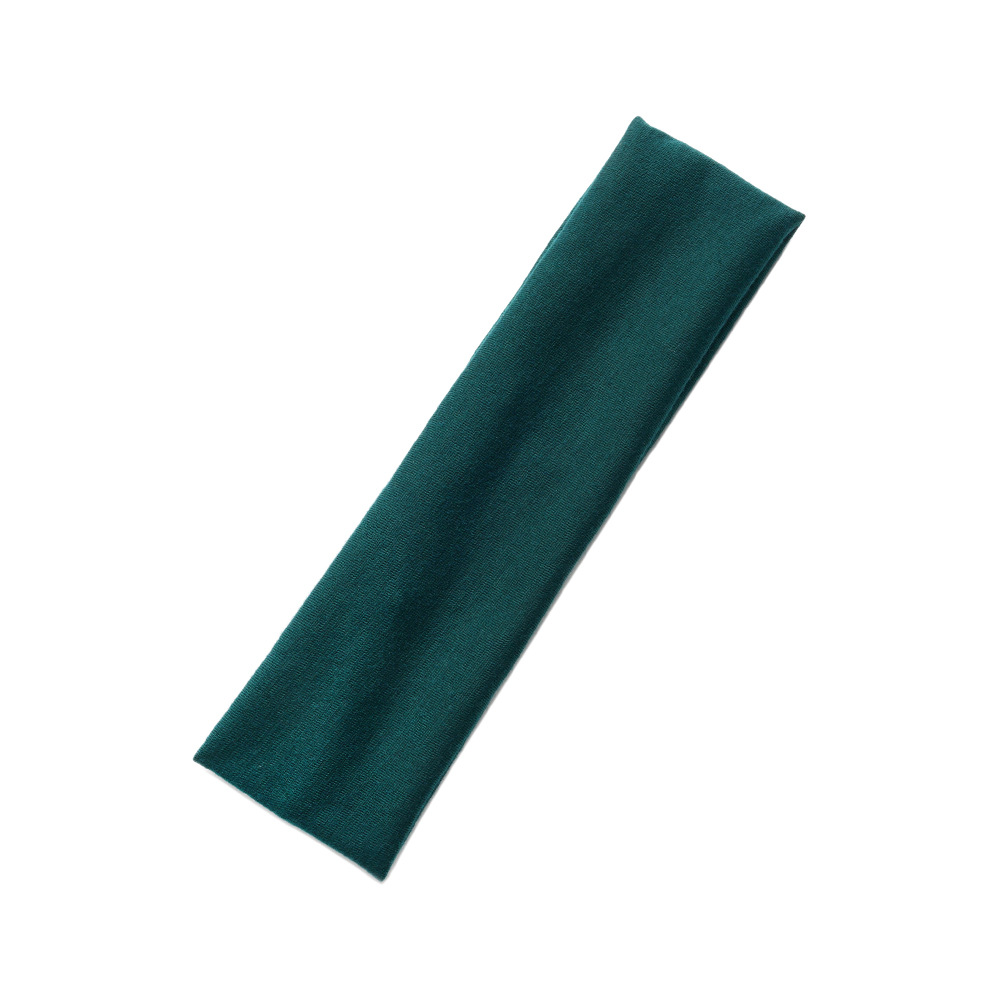 Europa y los Estados Unidos de 6 cm de ancho básico simple de color sólido correa de cabello de yoga para correr anti-transpiración banda de cabello para hombres y mujeres