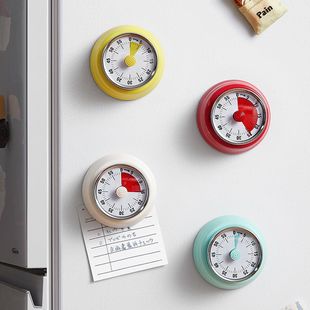 [Free Shipping] Japanese Mechanical Timer Kitchen Cooking Timer Reminder Visual Time Management Alarm Clock Countdown