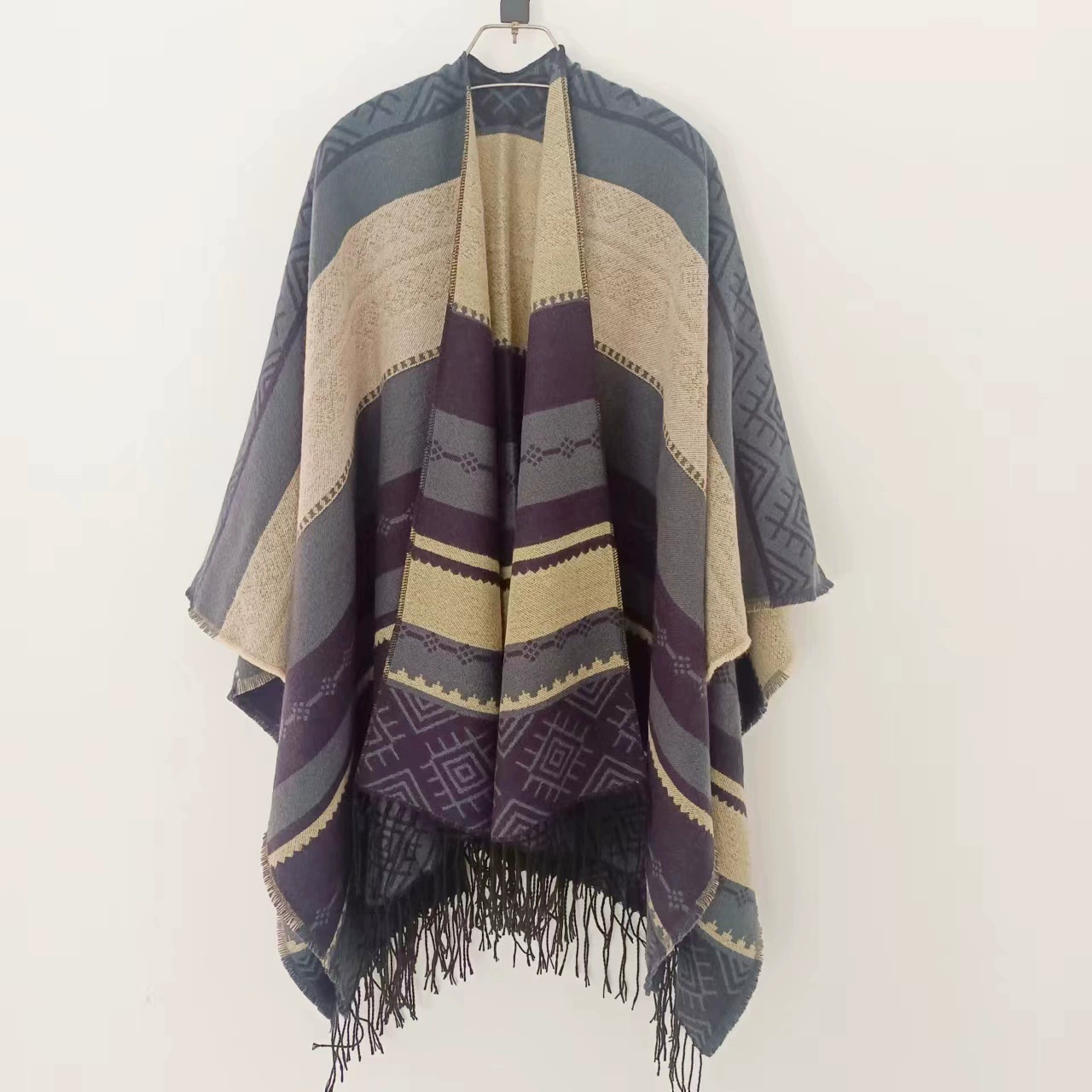Ethnic cloak, trench coat from Qinghai province from Yunnan province, jacket, scarf, ethnic style