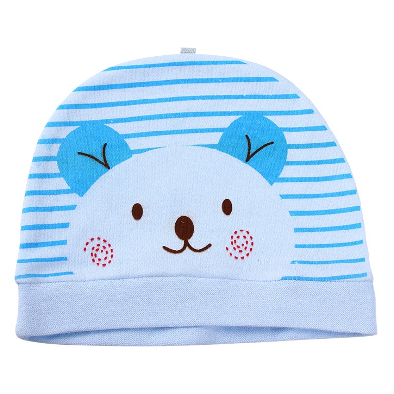 Newborn Fetal Hat Spring and Autumn Cotton Small Ears Baby Hat Newborn Baby Boys and Girls Hat Hooded Door Hat for Hair