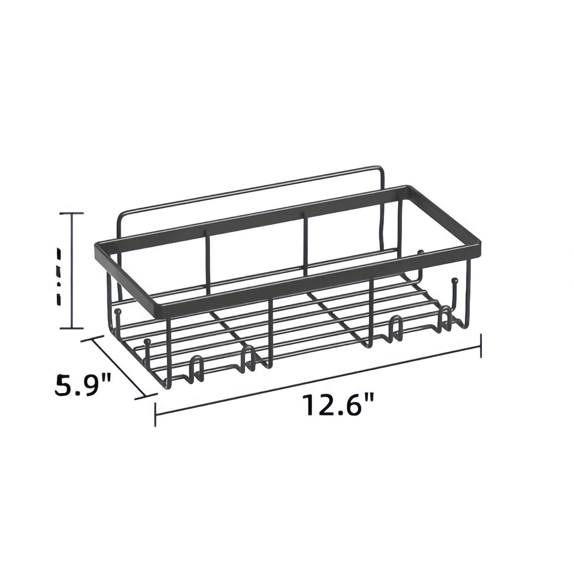 Rack de almacenamiento de inodoro jabón artículos de higiene rack de baño sin perforación tipo pared rack de almacenamiento de baño transfronterizo