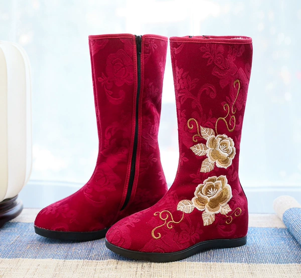 Wine red plus cotton