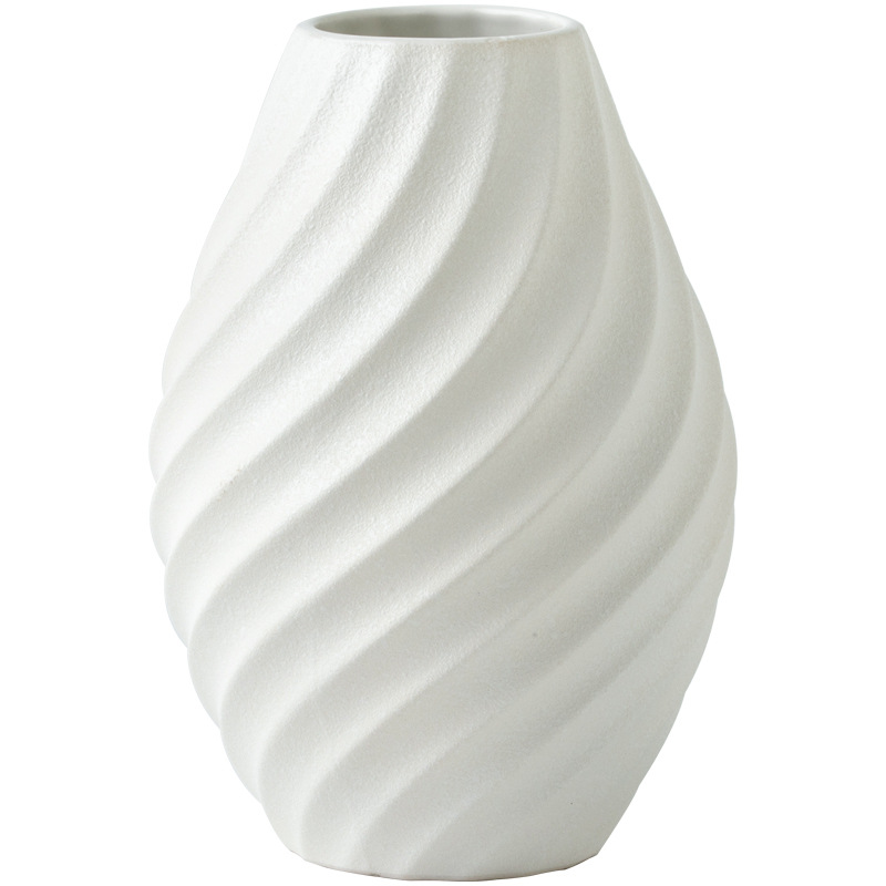 Art Conch Jarrón B & B Escultura en relieve retro Muebles para el hogar de nicho Exportación transfronteriza Decoración de cerámica Decoración