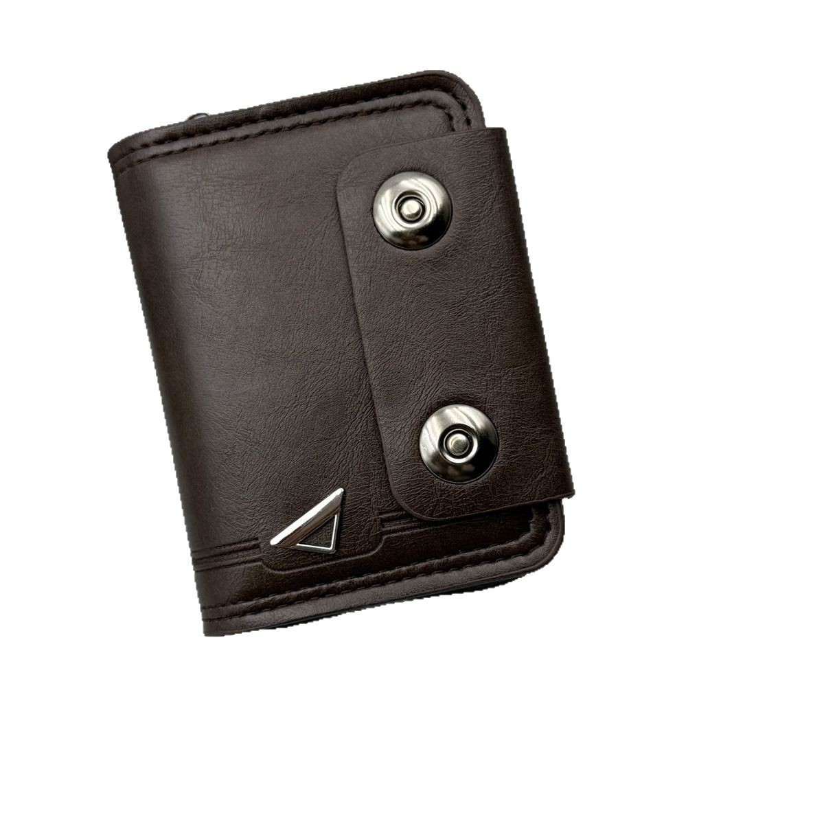 Nuevo órgano transfronterizo de hombre bolso de tarjetas de doble botón bolso de almacenamiento de tarjetas de moda de gran capacidad de venta rápida fábrica de explosión