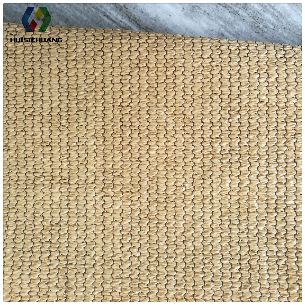 中东畅销沙色遮阳网6针加密包边家用遮阳围栏网抗风耐用