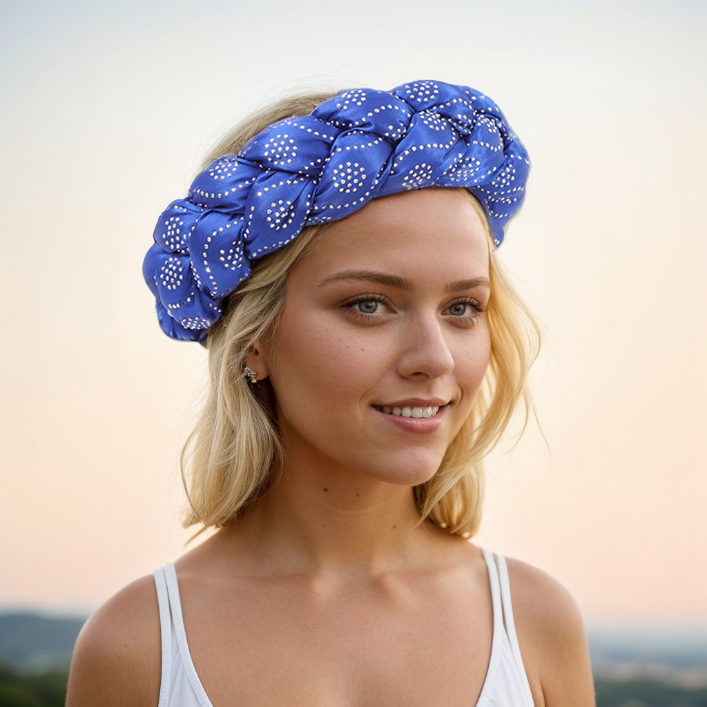 Cappello musulmano Color Ding fascia per capelli multicolore hot drill nuova treccia per capelli fascia per capelli_voghion.com