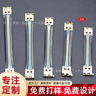 Custom Multi-Specification Snap Clasp Bag Luggage Pocket Elastic Clip Squeeze Spring Clip Buckle Hinge Spring Clip