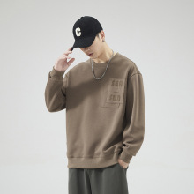 重磅卫衣男款春秋潮牌宽松套头上衣男2025新款圆领长袖春季打底衫