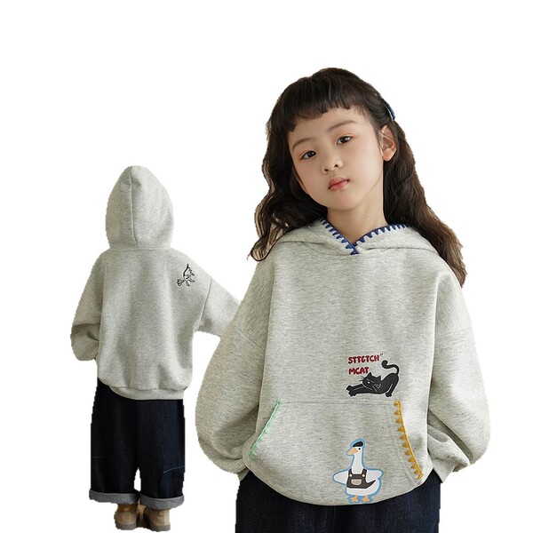 Demi-season autumn cartoon children's hoody