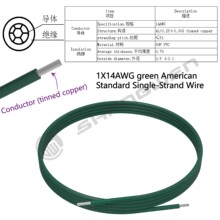 UL1015 14AWG �Gɫ��ɽg�� PVC 늾� 600V 105�� VW-1 FT1