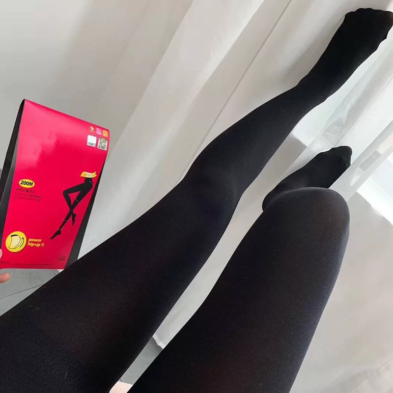 It's second ~ Korean 200D pressure thin leg socks autumn BI Bi -legged pantyhose