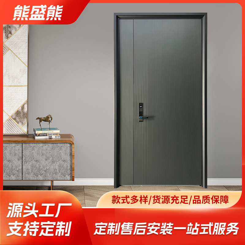 Class a Smooth Sailing Anti-Theft Door Entry Door Security Anti-Pry Entry Door Double Door Soundproof Home Decoration Door