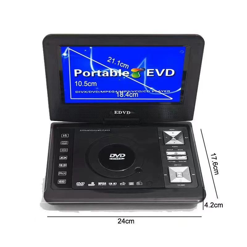 Аустралия внешнеторговля популярные товары ультратонкий HD 8,5-дюймовый портативный DVD-плеер с ТВ