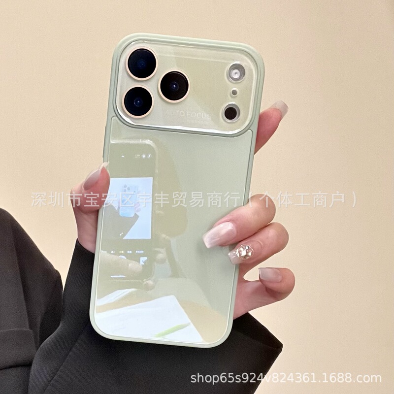 New Macaron Candy-Colored Glass Suitable for Apple 17 Promax Mobile Phone Case with Large Window Lens Protective Film Cover 16 New Macaron Candy-Colored Glass Suitable for Apple 17 Promax Mobile Phone Case with Large Window Lens Protective Film Cover 16