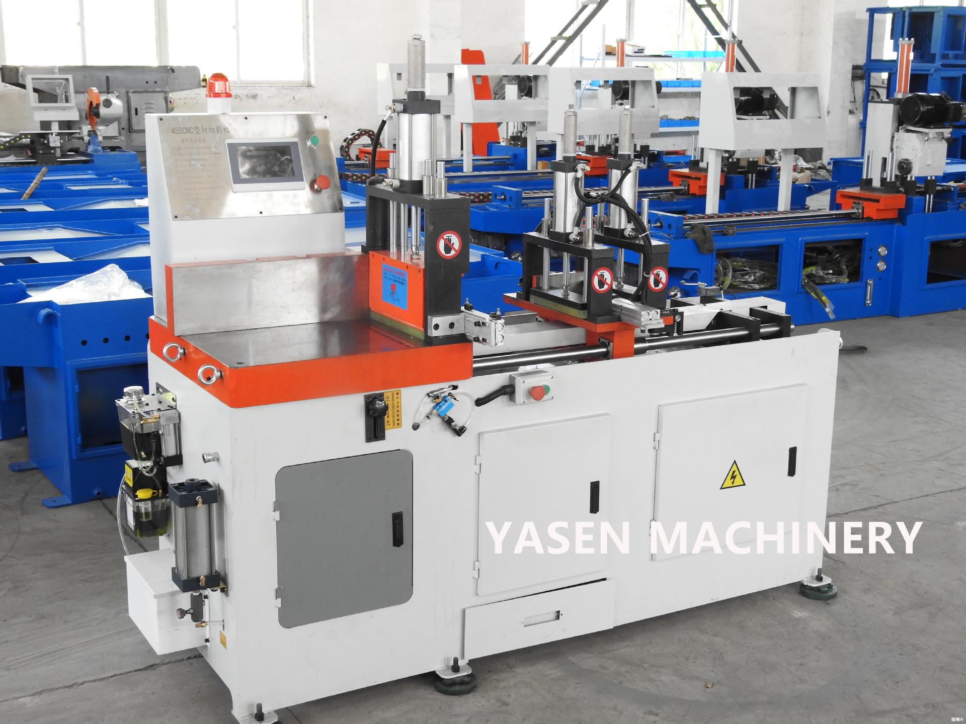 455CNC fully automatic numerical control Aluminum profile cutting machine high-precision Aluminum tube Rod PVC Cutting boundary aluminum machine