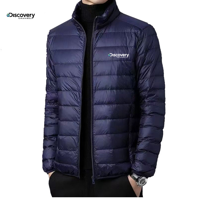 Cross-Border Winter Men's Stand-Up Collar Lightweight Cotton Jacket Warm Korean Fashion Casual Jacket Couple Jacket Trendy Ready Stock