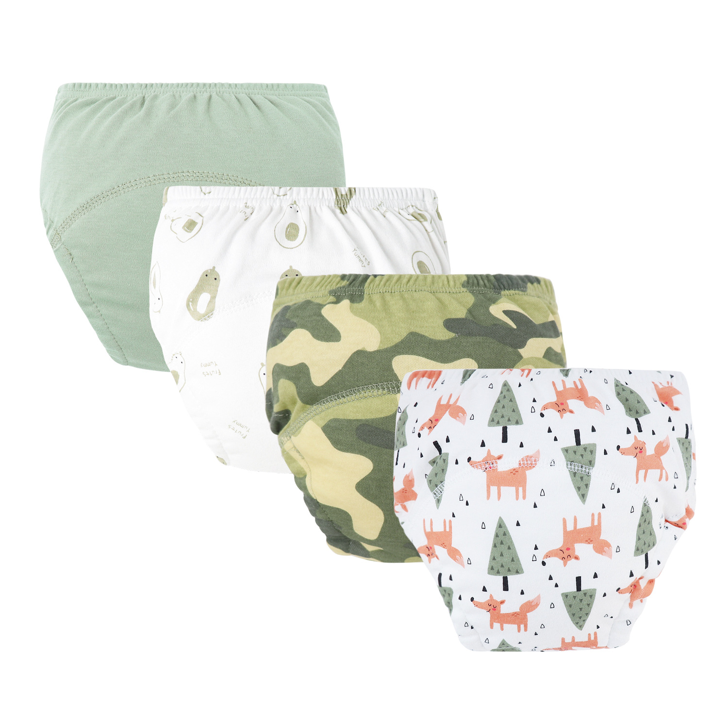Calzón de Entrenamiento Lavable para Bebé de Algodón Puro Reutilizable para Bebés y Niños Pequeños image 37