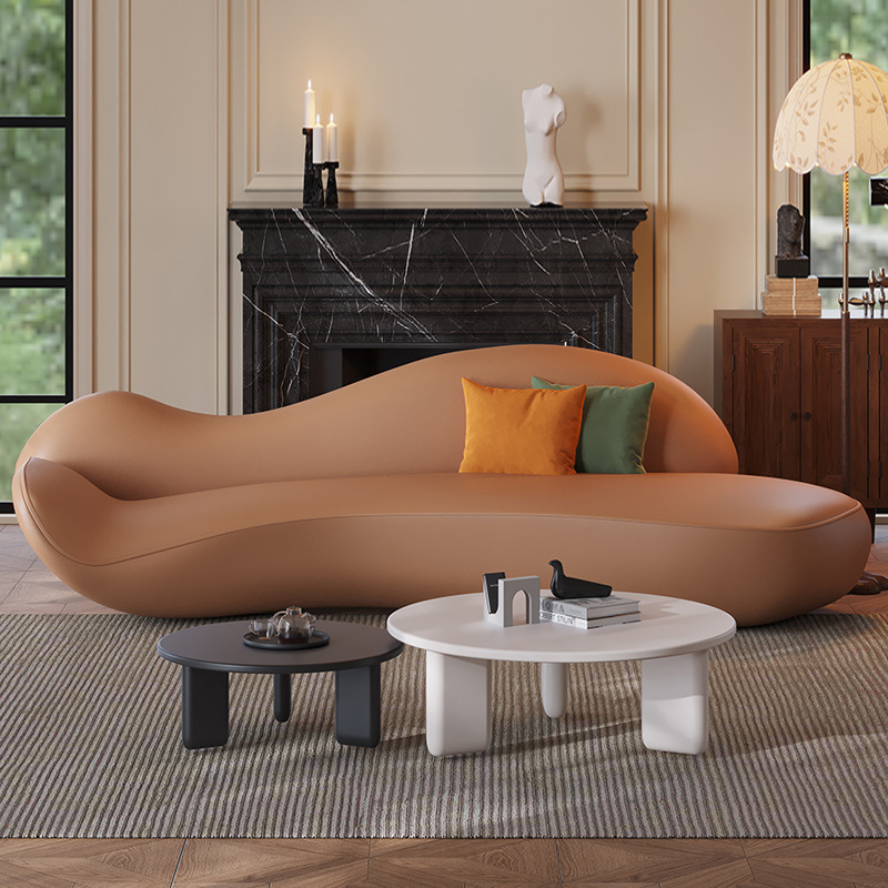 Modern Minimalist Small Apartment Designer New Sofa Beauty Salon Rest Area Reception Special-Shaped Creative Living Room Sofa