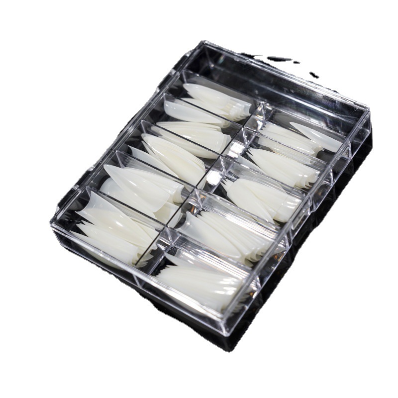 Nuevo parche de manicura 100 piezas desmontables de todo el producto terminado de tubería de agua Uña de punta Uña de vaqueros Uña de extensión Uña