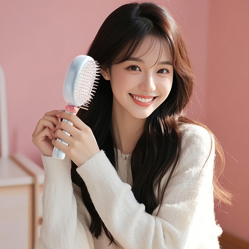 エアマット櫛エアバッグマッサージ櫛女性専用ロングヘア巻き櫛神器ふわふわ髪家庭用ストレートヘア|undefined