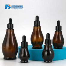 现货30ml-100ml精华液瓶 护理药油瓶 单葫芦滴管瓶 烟酰胺原液瓶