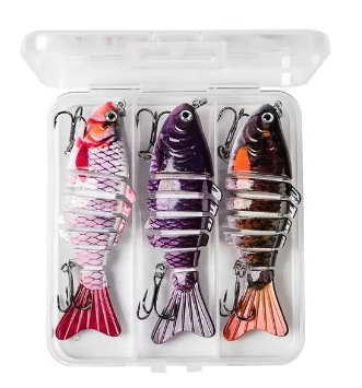 Señuelo de Pesca Multisección, Cebo Duro, 15 Colores, 9.7cm, 14.7g, Cebo Artificial, Señuelo de Pesca