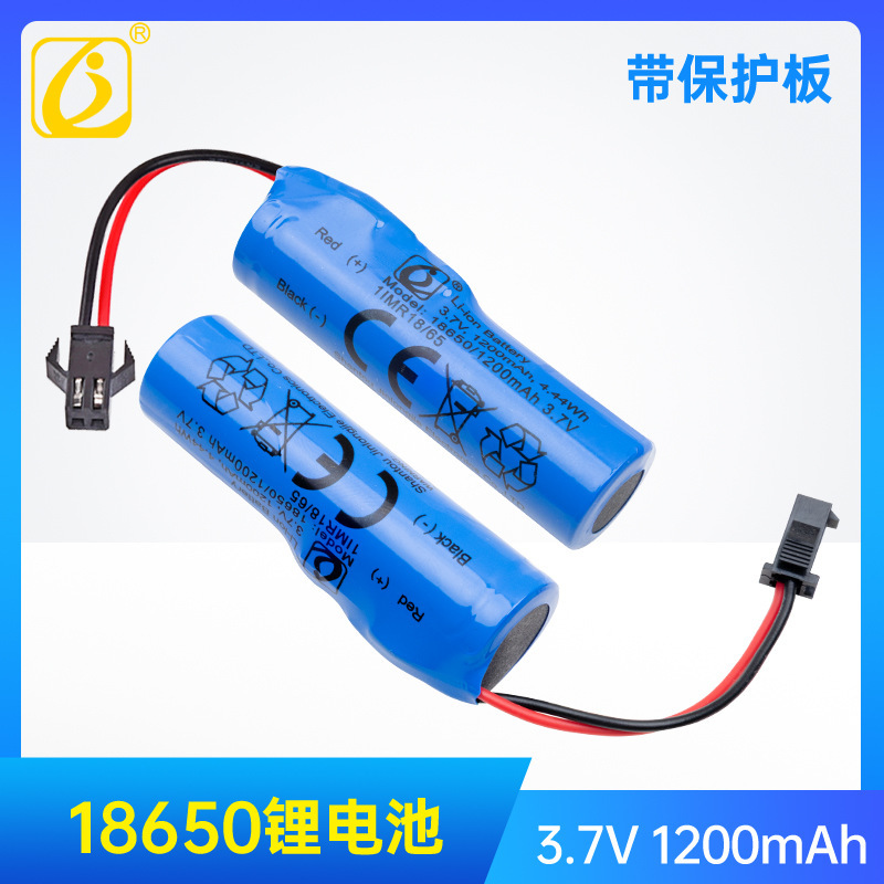 Jinlongjie 18650 Rechargeable Lithium Battery 3.7V1200Mah with Protection Board Electric Toy Ai Robot Dog Battery Jinlongjie 18650 Rechargeable Lithium Battery 3.7V1200Mah with Protection Board Electric Toy Ai Robot Dog Battery