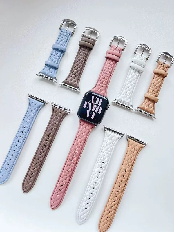 Кольцо Apple, ремешок для часов, стиль Chanel, 49мм