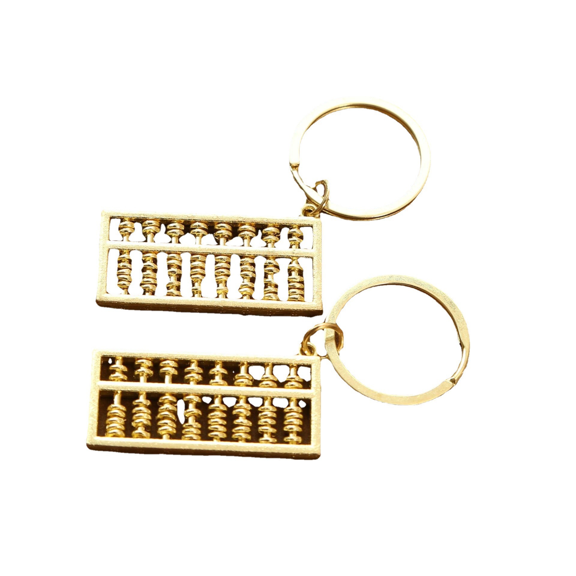 당김 가능한 ABACUS 자동차 키 체인 펜던트 구리 방지 창조적 인 허리 걸이 펜던트 가방 교수형 선물