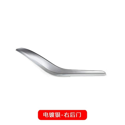 Armrest, handle, handle Handle E84 Inner Handle Car - electroplated-silver-x1-right-rear-door