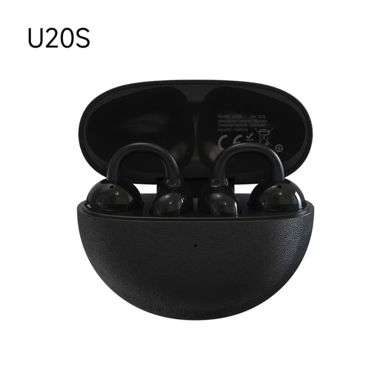 独到U20S新款夹耳式蓝牙耳机 不入耳开放式无线爆款运动长续航|undefined