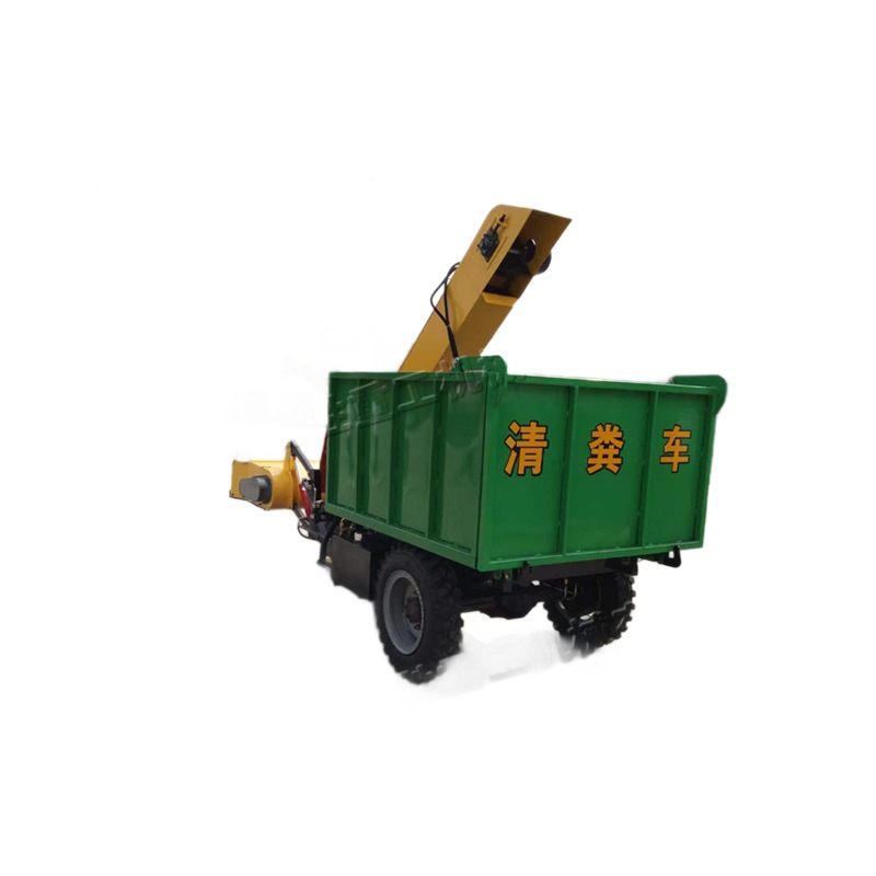 Una máquina de transporte de limpieza de estiércol para industria de cría de ganado y transporte de elevación en espiral para camión hidráulico automático de descarga automática