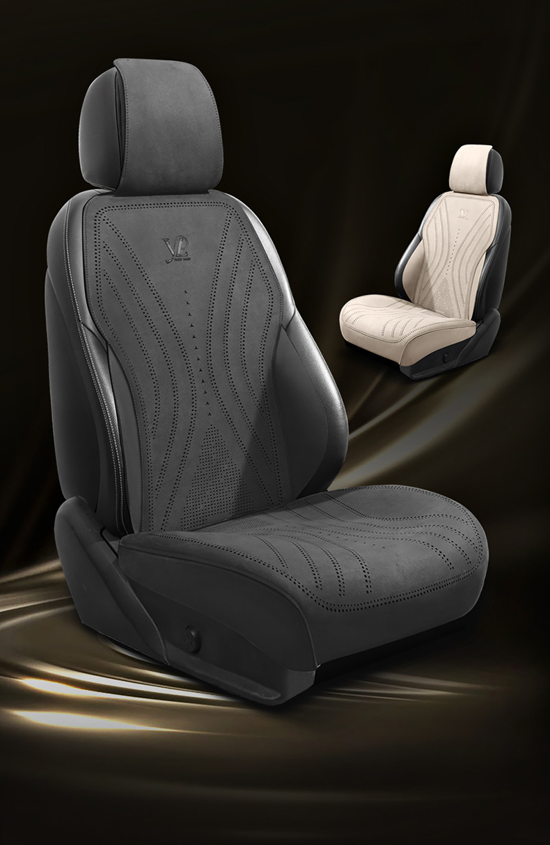 Saddle Cushion Car Cushion Advanced Suede Seat Cover Small Man Waist Four Seasons Half Pack Suede Ventilated Seat Cushion Wholesale