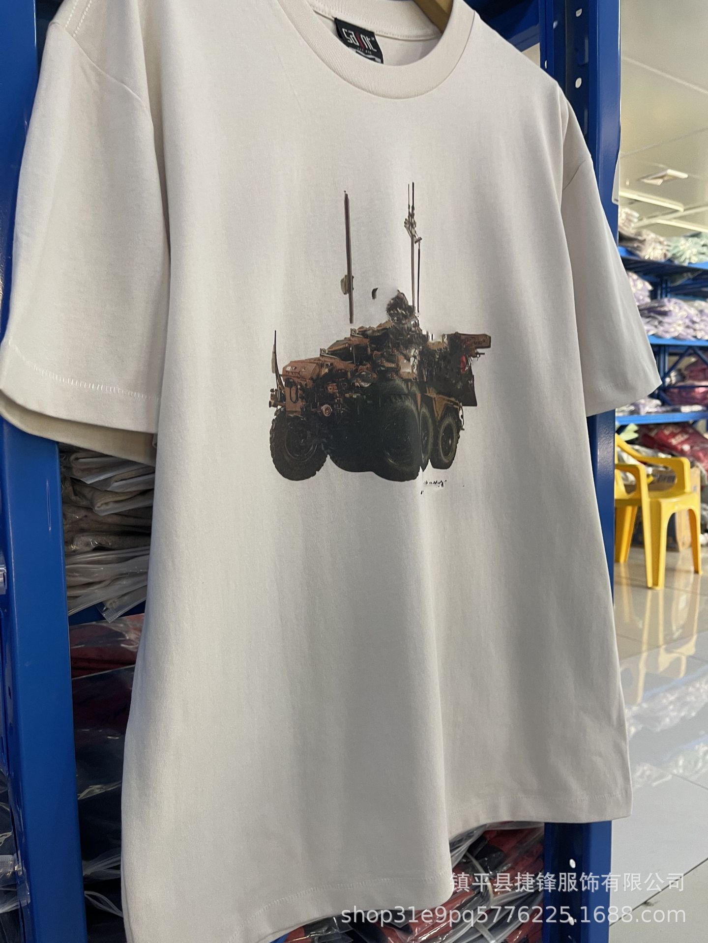 クロスボーダーの新型欧米のファッションブランドのレトロな水洗いは古い落書きをします。