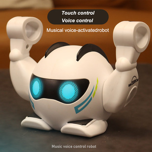 Cross-border toy induction voice control dancing robot intelligent touch remote control electric music children's toy gift