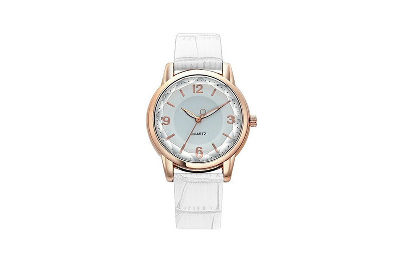 Streetwear Solid Color Buckle Quartz Women's Watches display picture 2